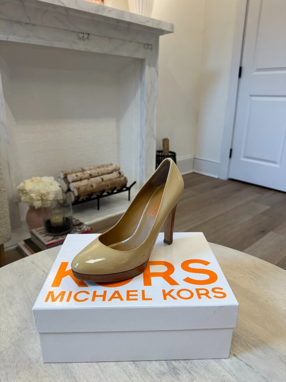 Michael Kors 4.5" Sand Heels